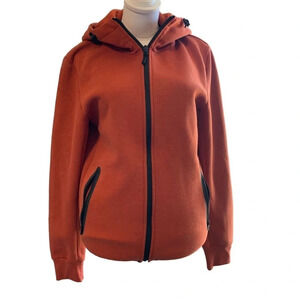 UNIQLO burnt orange zip up sweater size xs